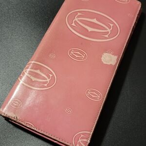 Cartier Pink Happy Birthday Collection Leather Long Wallet